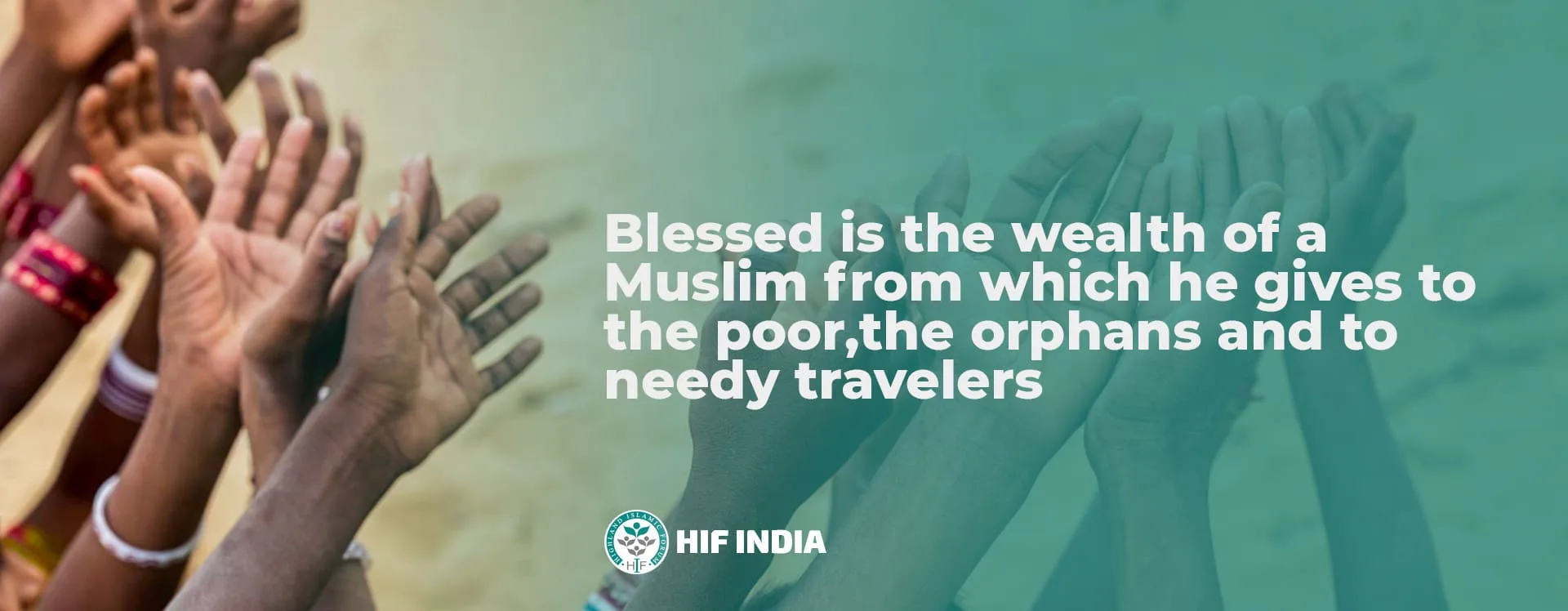 HIF India volunteers and beneficiaries